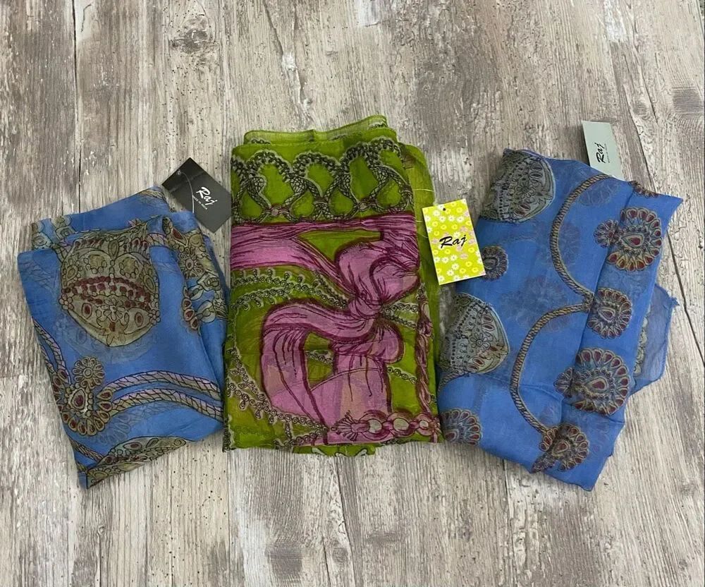 RajโSet of 3 Silk Scarves Scarf Anthropolopie Pink Bow